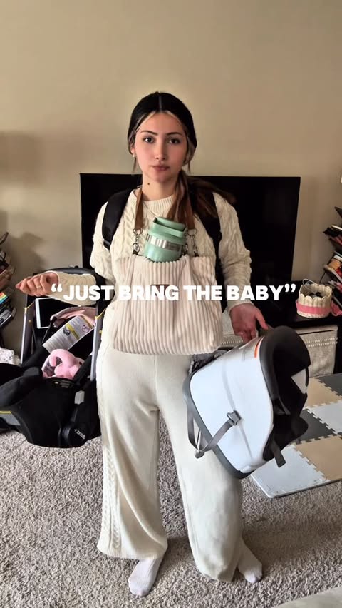 Instagram post by @luzvvvwatts for Baby Brezza. Caption reads: [...] i have the best cooler ever! Follow....