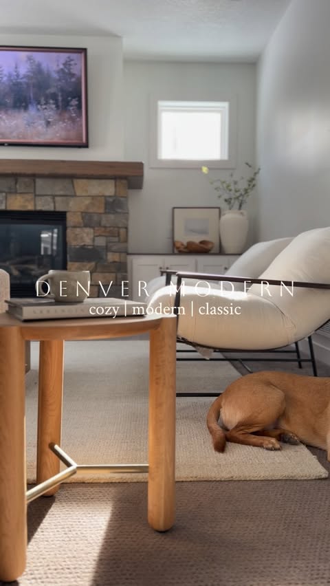 Instagram post by @hamiltonhaven5 for Denver Modern. Caption reads: [...] on SALE! #ad #cozyhome #modernvibes....