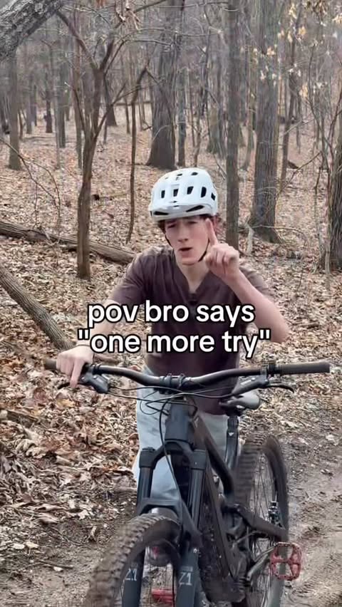 Instagram post by @one_mtb for HOVERAir. Caption reads: [...] try” 😬 Skip the cameraman and use the....