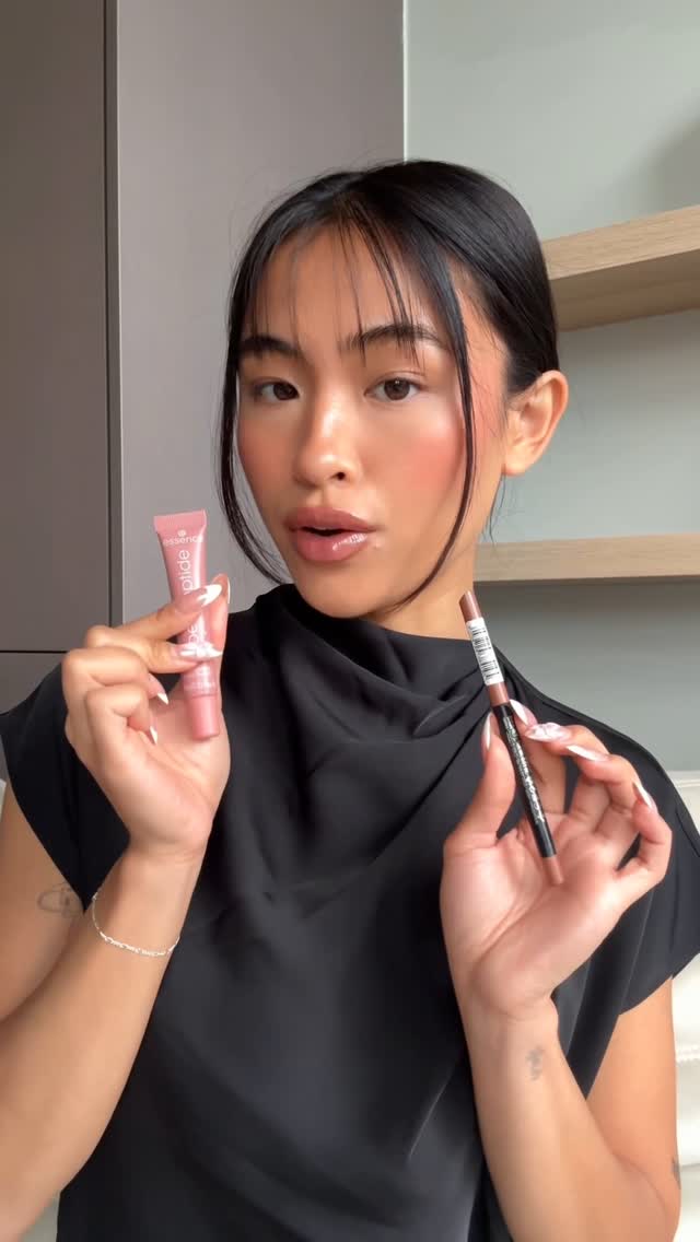 Instagram post by @roshelleflores_ for Shoppers Drug Mart. Caption reads: my new hyper fixation lip combo for the girlies....