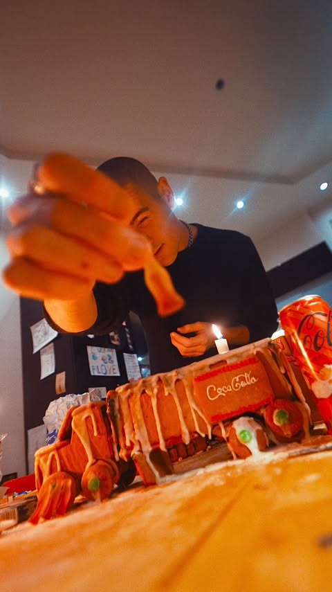 Instagram post by @trulstorp for Coca-Cola Norge. Caption reads: annonse @cocacolano 🎄Getting into the Christmas....