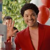 Instagram post by @trevornoah for Smirnoff. Caption reads: #ad Had a blast filming these spots with @Smirnoff....