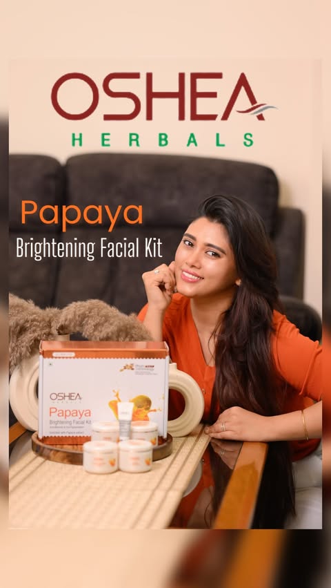 Instagram post by @amy_born_to_fly for Oshea Herbals. Caption reads: [...] The secret behind my pre-shoot glow? Oshea....