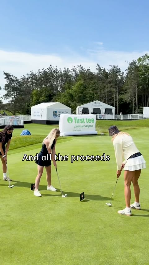 Instagram post by @pipergilles for RBC. Caption reads: [...] to the Greenside Seating, she did the....