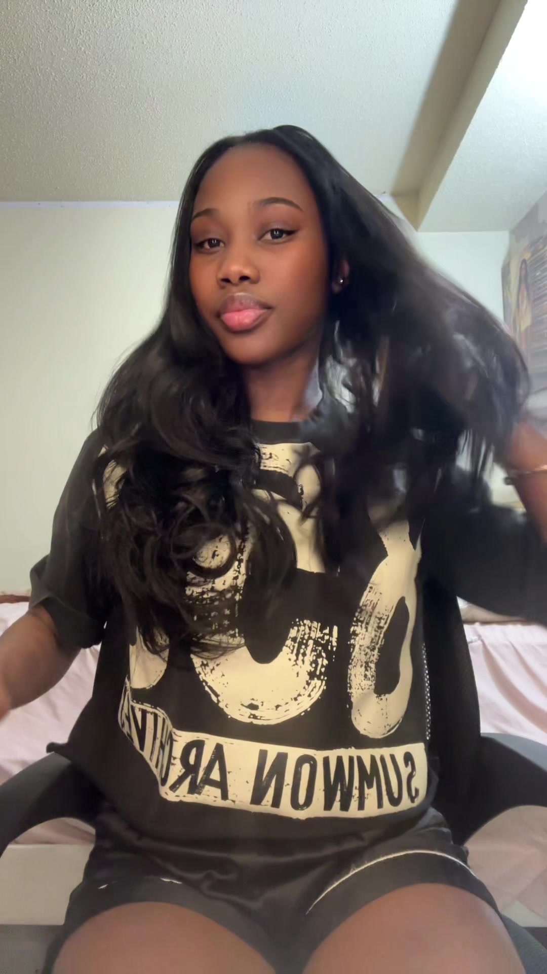 TikTok post by @saffiemillz for Celie Hair. Caption reads: [...] season.. so click my bio n get u one....