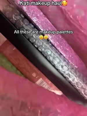 TikTok post by @_itss.mya_ for Kati Beauty NYC. Caption reads: [...] HAUL YET FULL OF GOODIES THANK YOU @Kati....