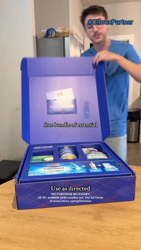 Instagram post by @dadnamedryan for Clorox. Caption reads: #Ad Don’t be a bad gift giver this year. Gift the....