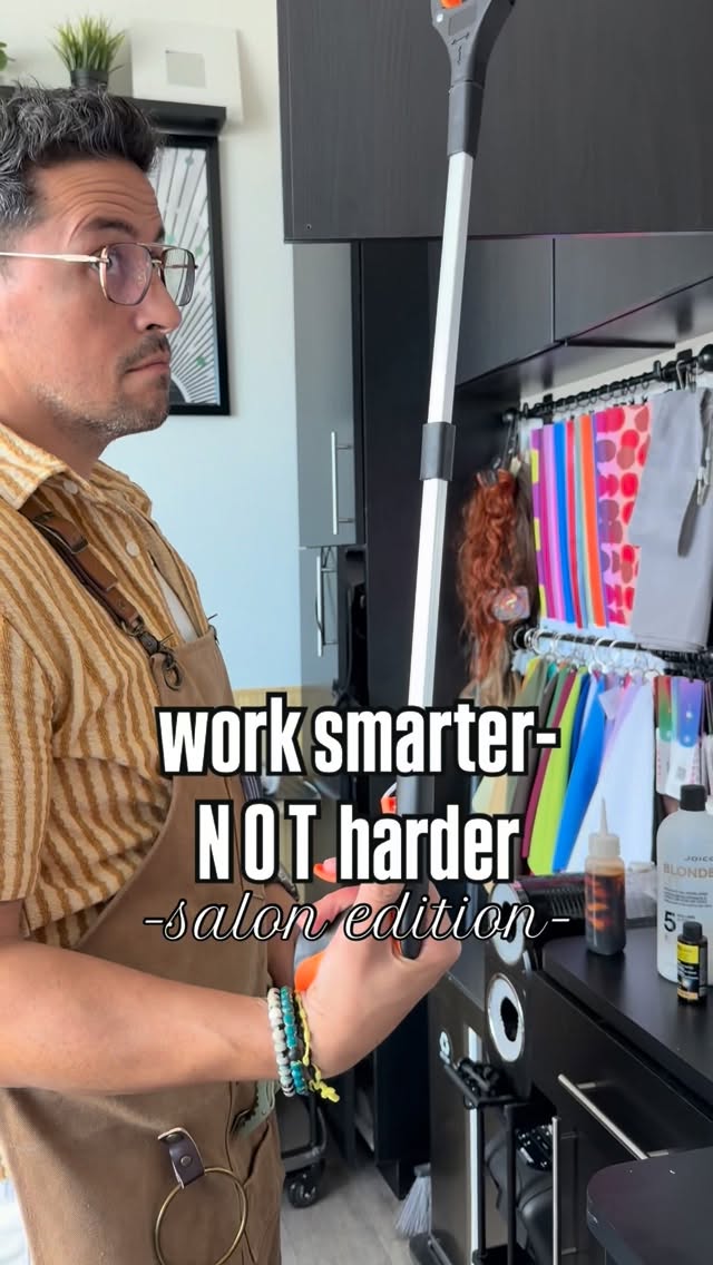 Instagram post by @stylistricardosantiago for MODERN SALON. Caption reads: NEW SKILL LEVEL UNLOCKED 🙌🏼 
…it really is the....