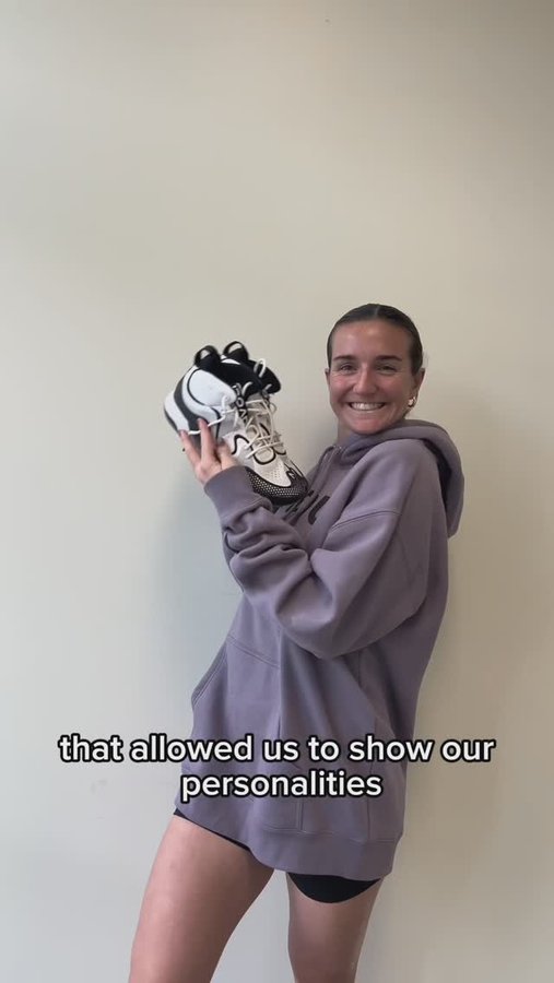 Instagram post by @delayniemaple for Avoli. Caption reads: [...] club volleyball tryout season and @teamavoli....