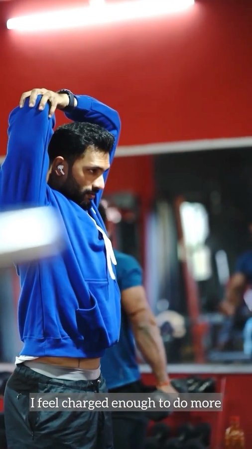 Instagram post by @prathamesh_maulingkar for HealthKart. Caption reads: Want to do more every day without getting tired or....