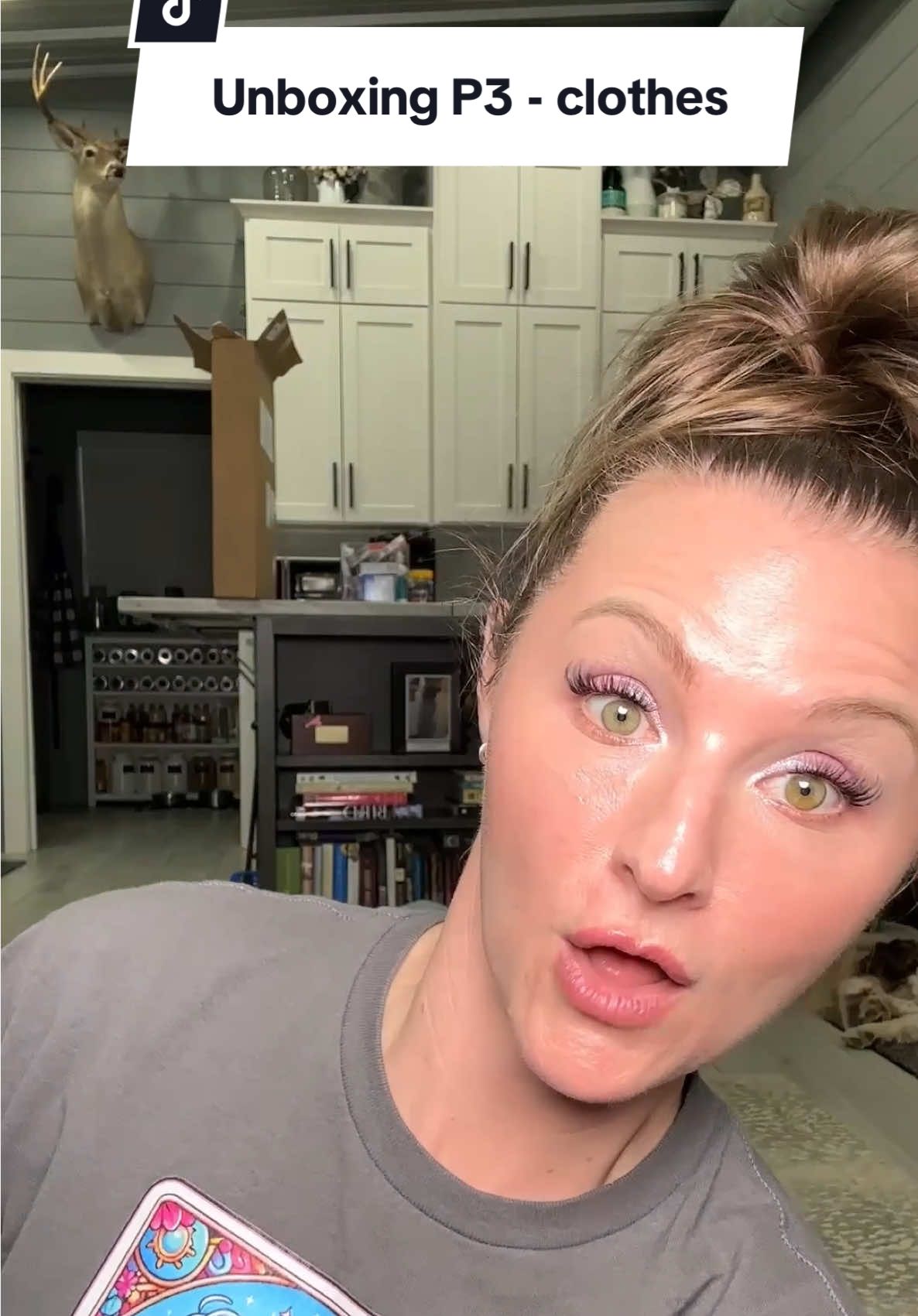 TikTok post by @heritagehousehomestead for Comfrt. Caption reads: Unboxing P3 - clothes @Comfrt .