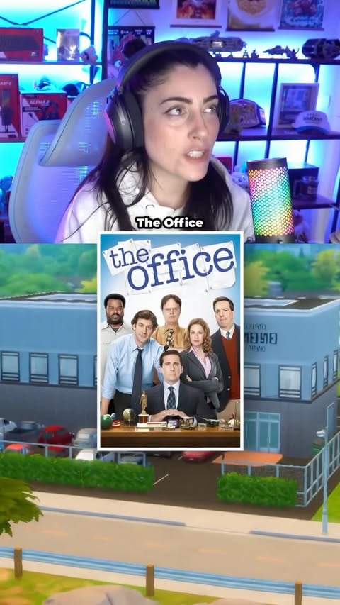 Instagram post by @jeyjeybink for The Sims. Caption reads: [...] my Patreon! linked in my bio #theoffice....