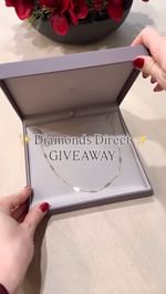 Instagram post by @wearandwhenblog for Diamonds Direct. Caption reads: ✨ GIVEAWAY ✨ I’m partnering with @diamondsdirect....