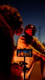 Instagram post by @jobyinc for Lume Cube. Caption reads: There’s over $100k in cash/gear prizes and a BIG....