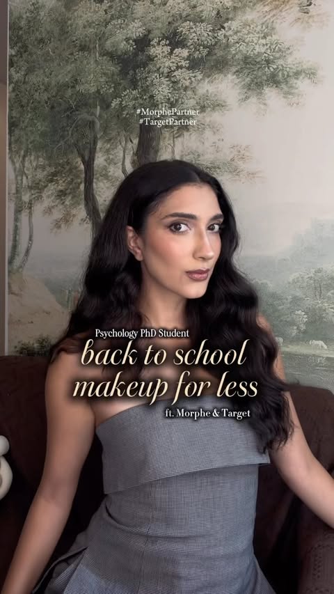Instagram post by @psychandeducation for Morphe. Caption reads: #morphepartner #targetpartner back to school [...].