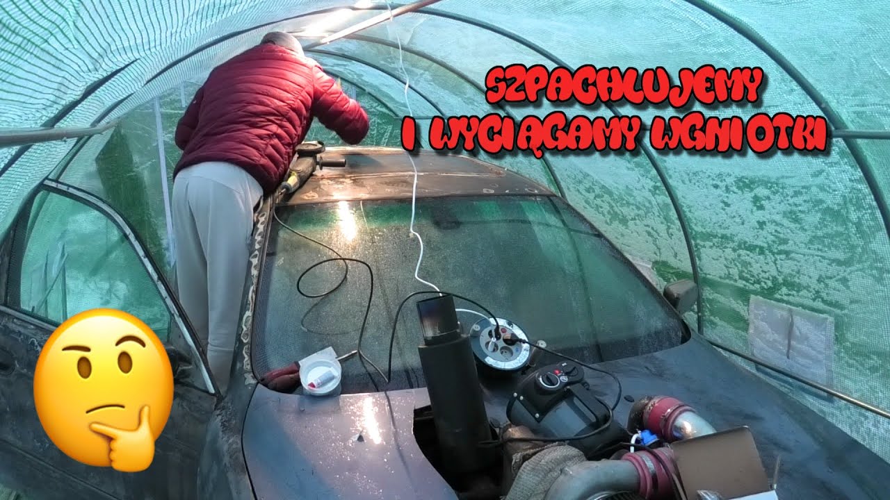 YouTube post by @wazzup1979 for Mubi.pl. Caption reads: Szkoła Druciarstwa Szpachlujemy i Wyciągamy....