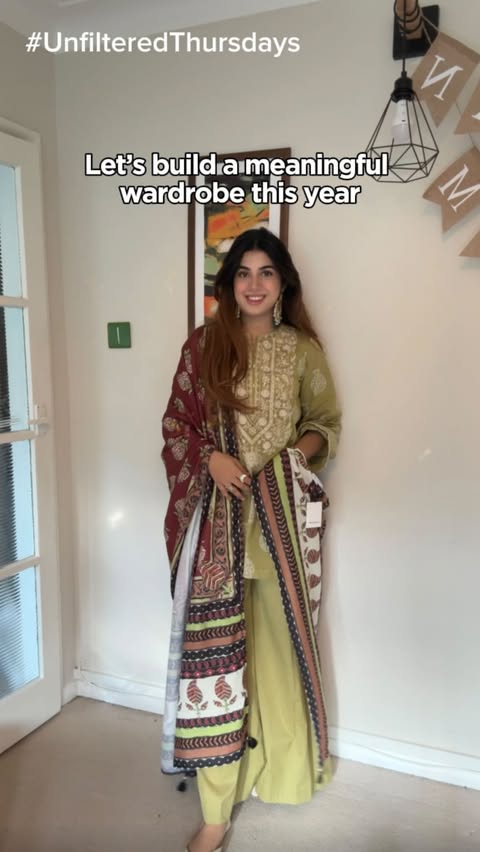 Instagram post by @ramshooza for Sapphire. Caption reads: [...] my wardrobe ✨ New Years Resolution ft.....