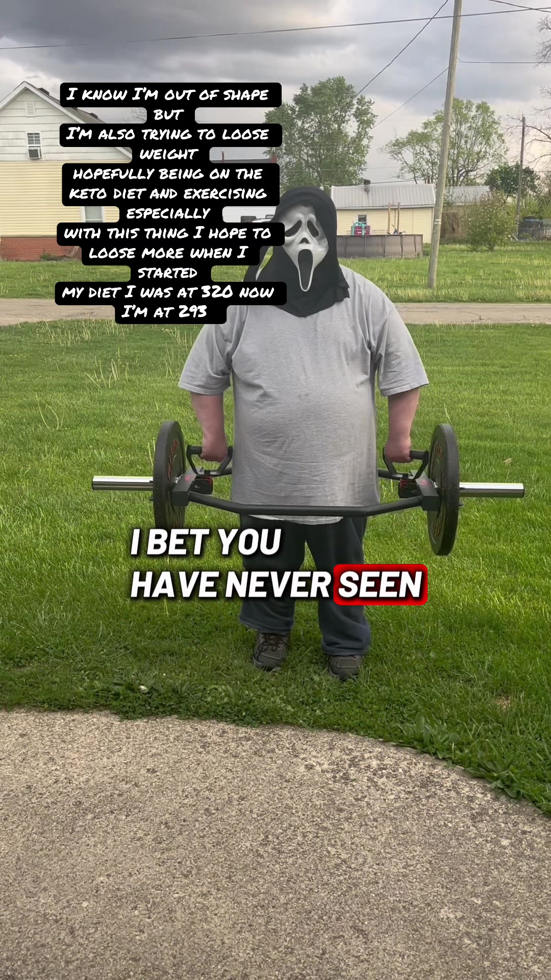 TikTok post by @mrherbieafterdark for Sunny Health & Fitness. Caption reads: @SunnyHealthFitness This trap bar is AWESOME The....