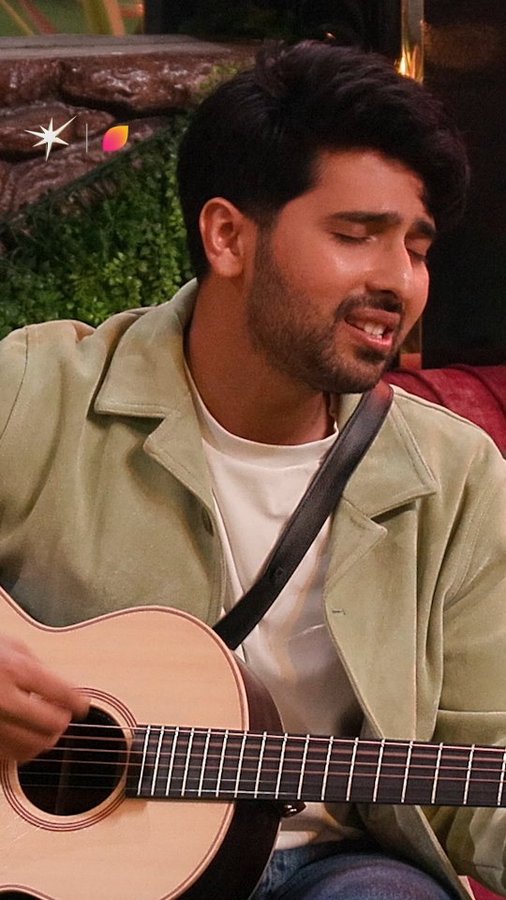 Instagram post by @colorstv for JioCinema. Caption reads: Bigg Boss welcomes you all to a melodious musical....