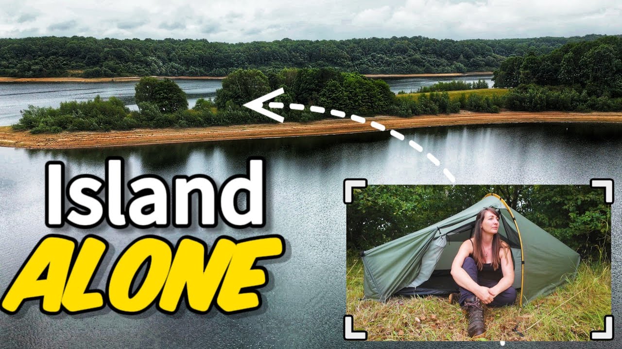 YouTube post by @Wild.cat.adventures for BeaverCraft Tools. Caption reads: Camping ALONE on an Island .