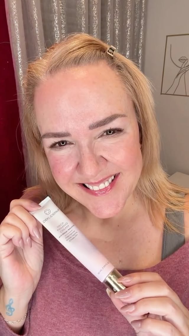 Instagram post by an influencer for Dekliderm. Caption reads: [...] you definitely need @dekliderm 𝑵𝒆𝒄𝒌....