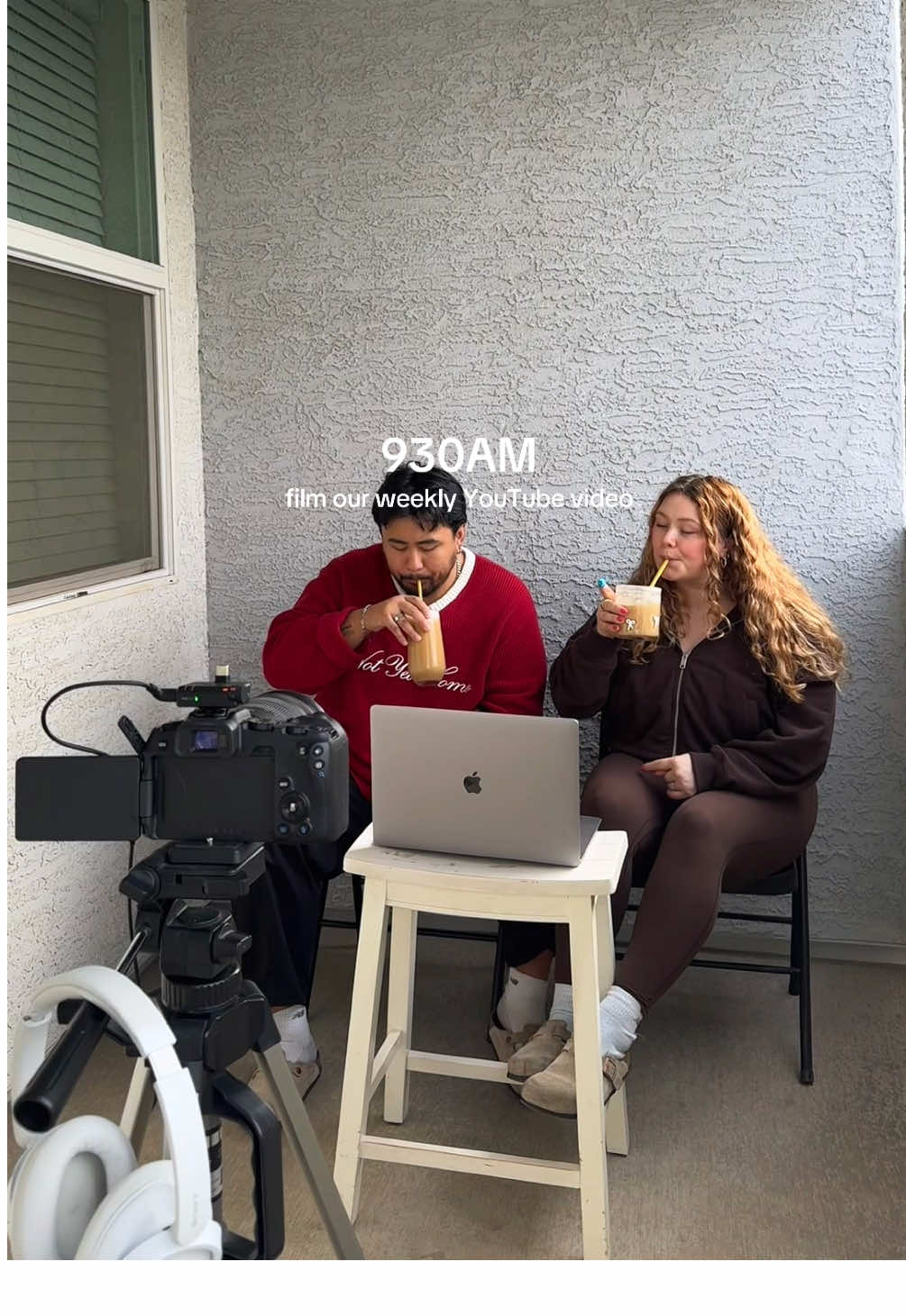 TikTok post by @ourdisposablelife for Happy V. Caption reads: [...] @Chobani @Pixi Beauty @Supergoop @My Happy V....