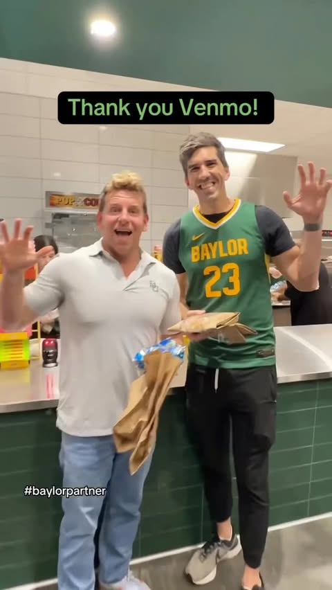 Instagram post by @skylerleeanne for Big 12 Conference. Caption reads: Surprise! We teamed up with @venmo to treat fans....
