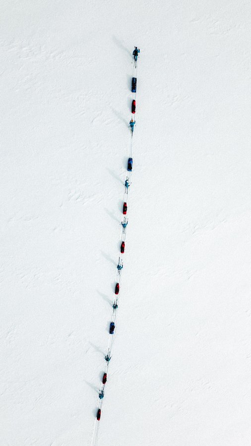 Instagram post by @damonbeckford for JACK WOLFSKIN. Caption reads: Expedition into the wild! 🏔️Mainos / ad....