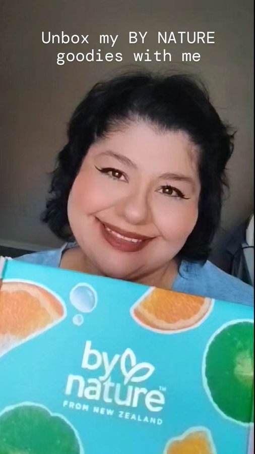 Instagram post by @atx.mora for bynatureskincare. Caption reads: I love @bynatureskincare skincare! By Nature from....