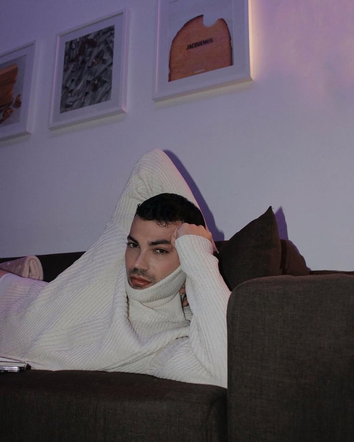 Instagram post by @samueleepalermo for Trendhim. Caption reads: new partner w/ @trendhim ; 
code: SAMUELEPALERMO15....