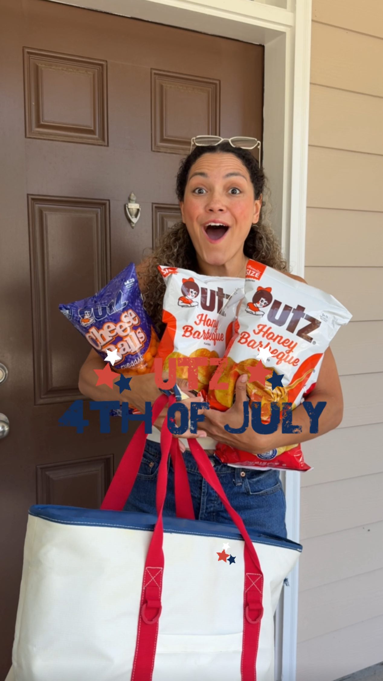 Instagram post by @_mama.marissa_ for Utz Snacks. Caption reads: #Sponsored It’s not a party without @utzsnacks!!....