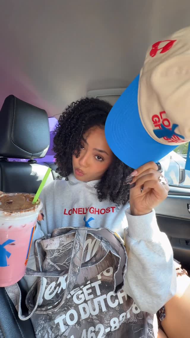 Instagram post by @alexabeckford for Dutch Bros Coffee. Caption reads: dutch bros has never let me down 👏🏽🙂‍↔️....