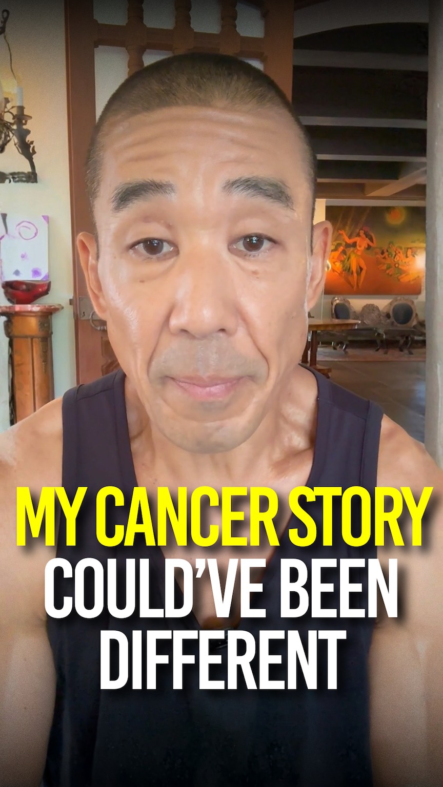 Instagram post by @billmaeda for Marek Health. Caption reads: My Cancer Story Could’ve Been Different.