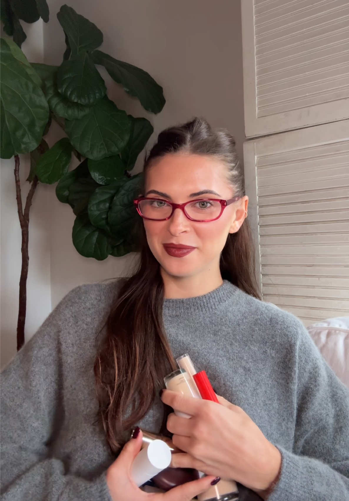 TikTok post by @mackbake for Chantecaille. Caption reads: [...] Labs foundation @Nudestix blush....