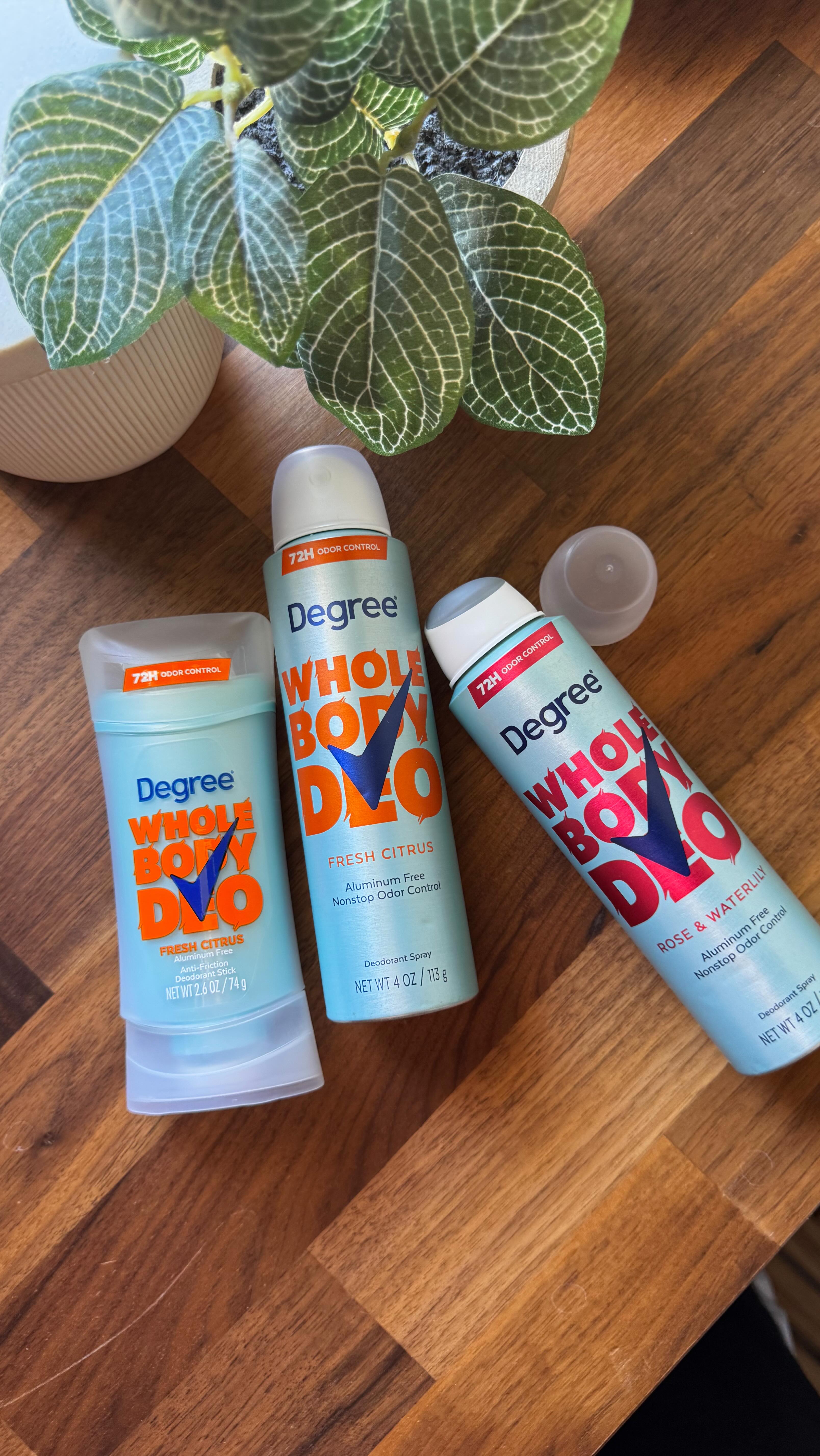 Instagram post by @sincerelyreneze for Degree. Caption reads: #DegreePartner I found a game-changing....