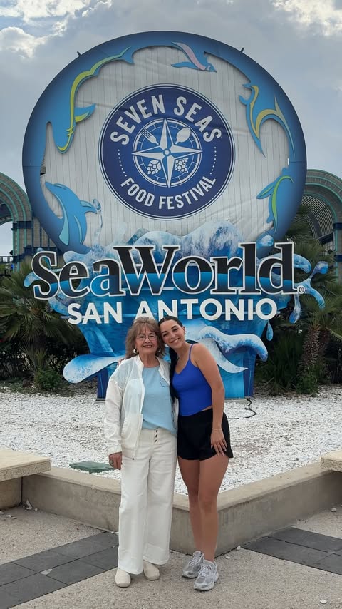 Instagram post by @byjacklynsof for SeaWorld. Caption reads: [...] with the people who gave them to you.....