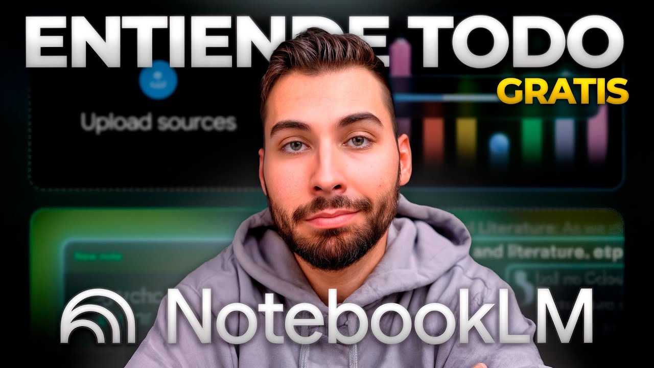 YouTube post by @alejavirivera for ElevenLabs. Caption reads: NotebookLM in 30 minutes: Complete FREE....