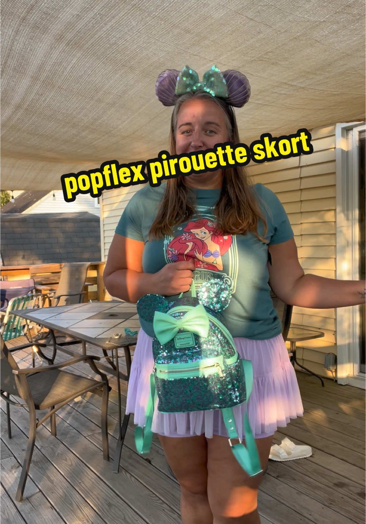 TikTok post by @amysmagicaladventures for POPFLEX Active. Caption reads: [...] #onsale #happyfourth @POPFLEX Active .