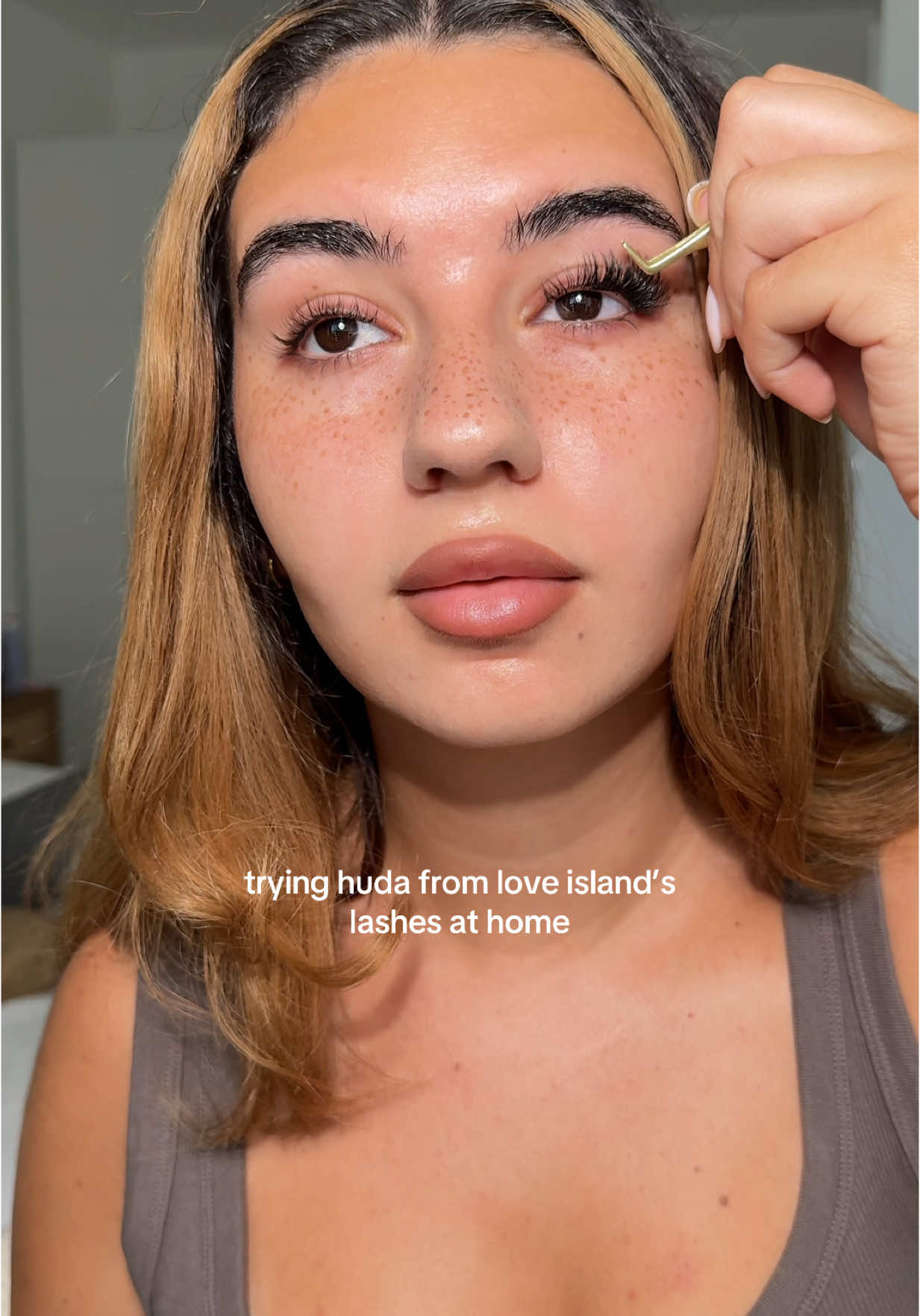 TikTok post by @tias.mua for Eylure. Caption reads: no cause i’m a mascara girlie but why do i want to....