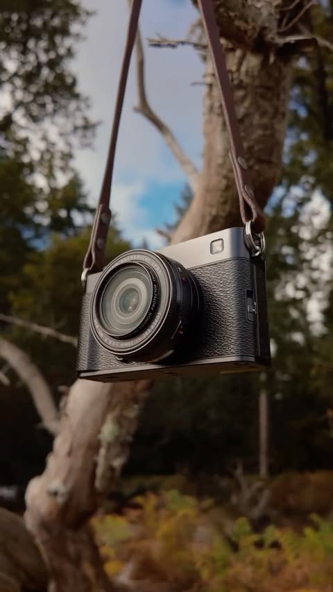 Instagram post by @lukeckdavis for Fujifilm. Caption reads: [...] to the quiet moments in between, all with....