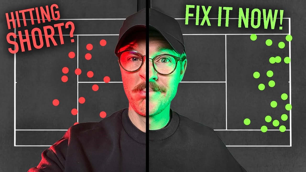 YouTube post by @TheTennisMentor for Thinkific. Caption reads: Why Can’t I Hit Deep? 3 Fixes to Instantly Improve....