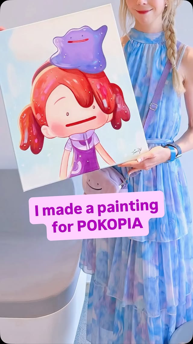 Instagram post by @jamiejoart for Nintendo. Caption reads: [...] stolen my heart! ♥️ I’m so thankful to....