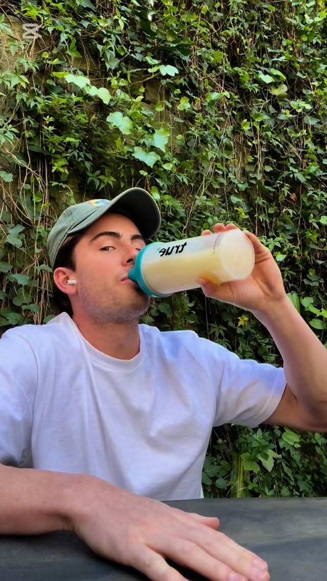 Instagram post by @rohanbrowning for True Protein. Caption reads: Fortune favours the brave @trueprotein #ad.