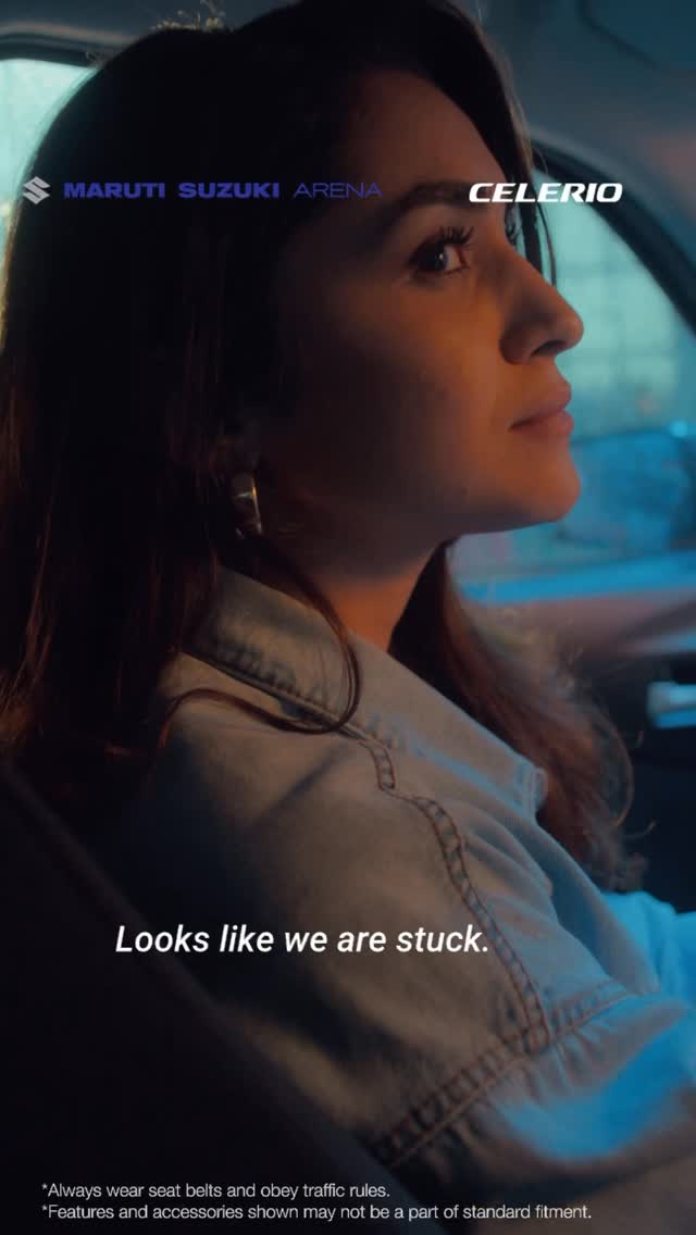 Instagram post by @srushtitaare for Maruti Suzuki. Caption reads: [...] 
.
.
.
#ad #msarenaofficial....