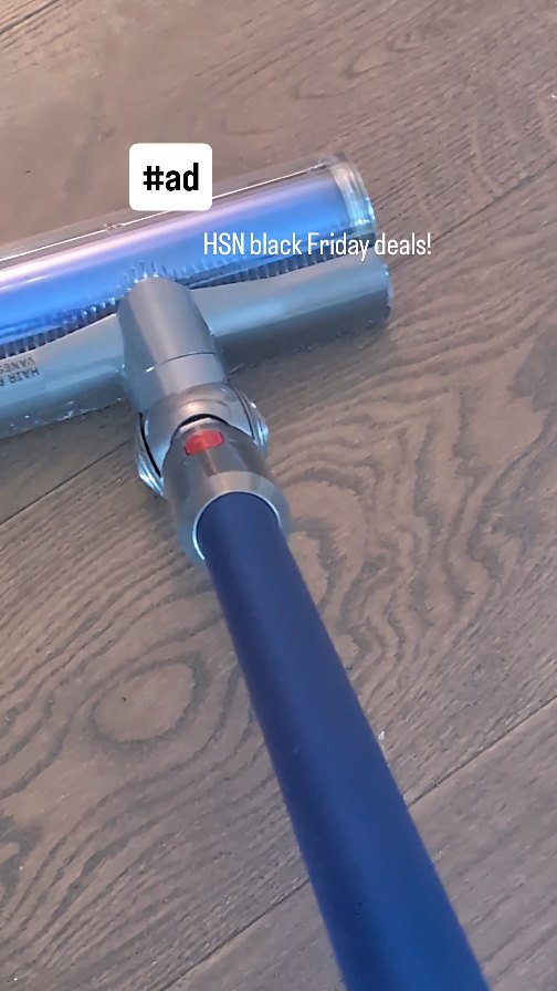 Instagram post by @magnoliaspruce for HSN. Caption reads: [...] vacuum! #ad 💝 Black Friday deals on @hsn!....
