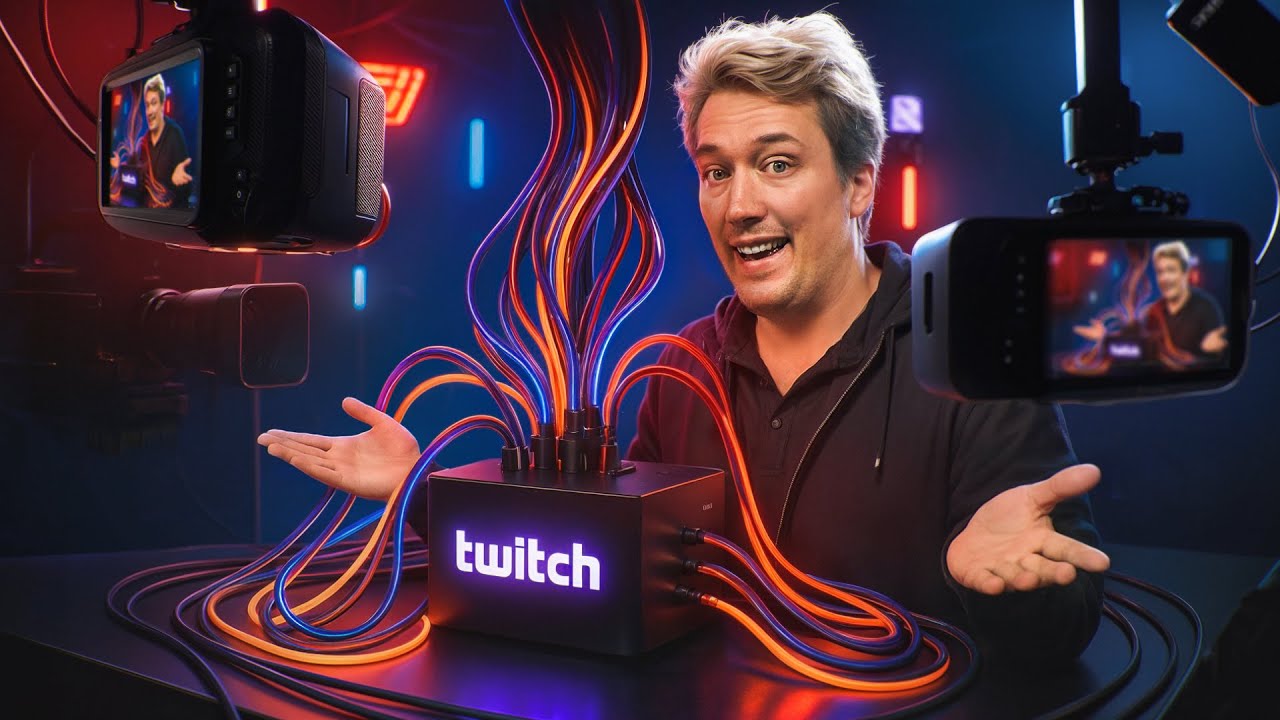 YouTube post by @lesfrerespoulain for Thingiverse. Caption reads: We've wired everything up... Pressed ON. You're....