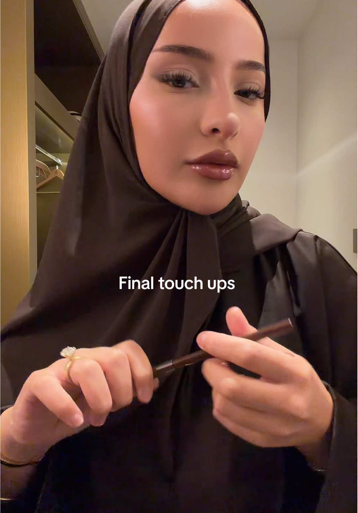 TikTok post by @hibanazhaa for Max Factor. Caption reads: I’m obsessed with these new creamy eyeliners from....