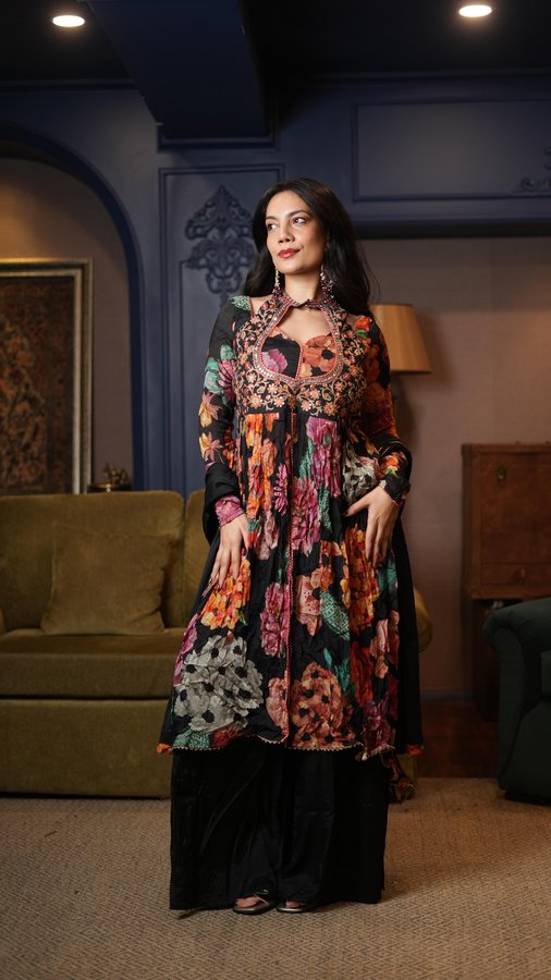 Instagram post by @whatbdoes_ for Tata CLiQ. Caption reads: What if my comfort characters turned into desi....