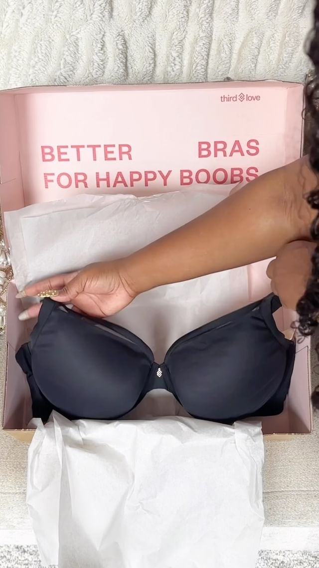 Instagram post by @christenamelea for ThirdLove. Caption reads: A new @ThirdLove bra has entered the villa. My....