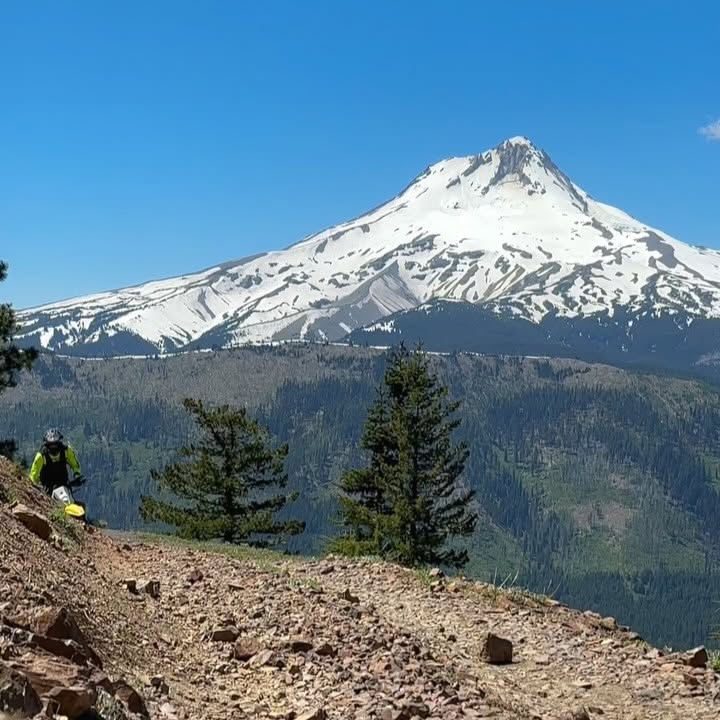 Instagram post by @onelostmoto for Mosko Moto. Caption reads: High temps call for high elevation 🗻 Loving the....